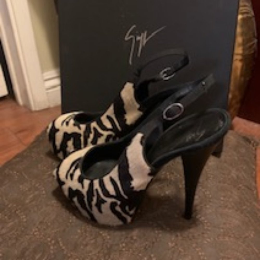 Giuseppe Zanotti Sling Back Peep-Toe Sandals SOLD!